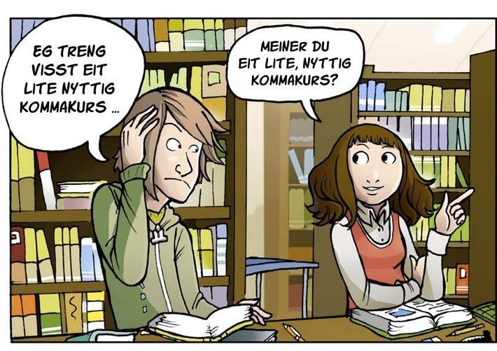 Illustrasjon Kommakurs