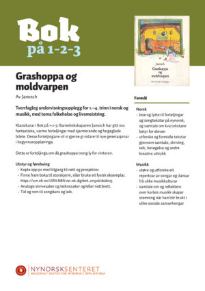 Bok paa 123 Grashoppa og moldvarpen 1