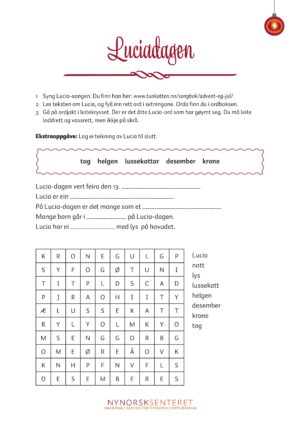 Kalender luciadagen 1