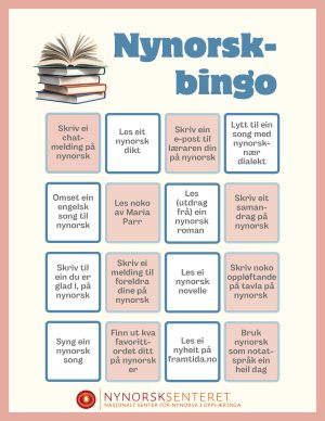 Nynorskbingo barneskulen