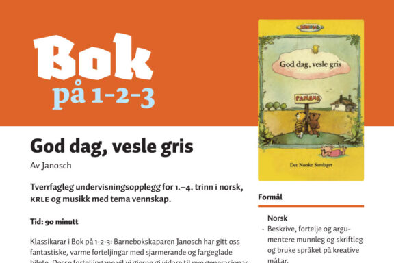 Bok paa 123 God dag vesle gris