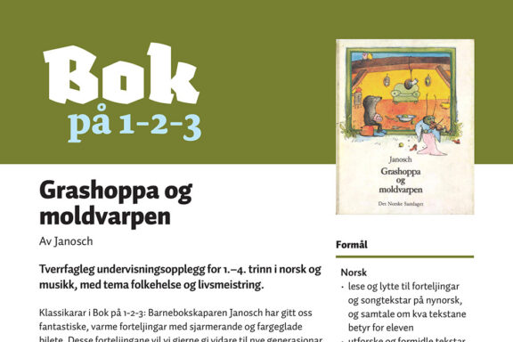 Bok paa 123 Grashoppa og moldvarpen 1