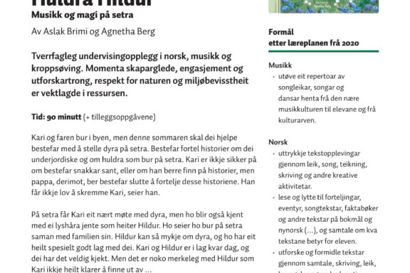 Bok paa 123 Huldra Hildur