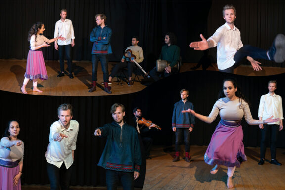 Danseillustrasjon frå bladet til nettside