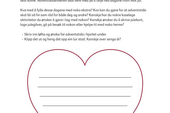 Kalender onske og lofte