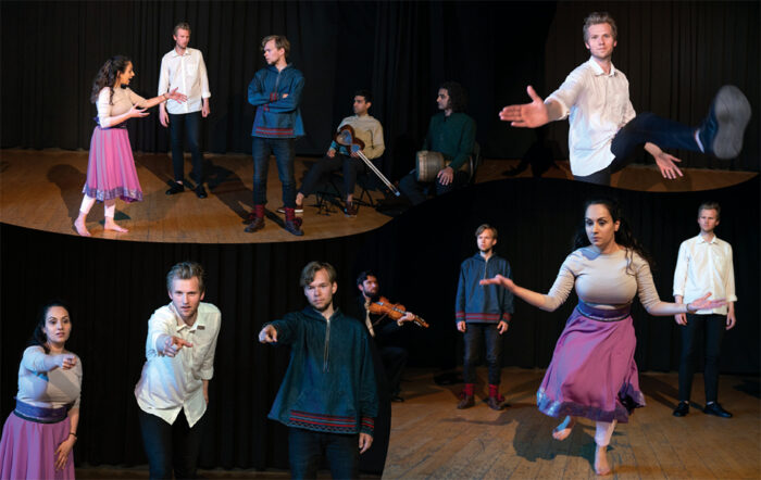 Danseillustrasjon frå bladet til nettside