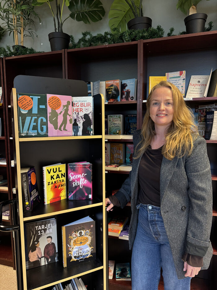 Skulebibliotekar Toril Aune Børmo komprimert til nettside