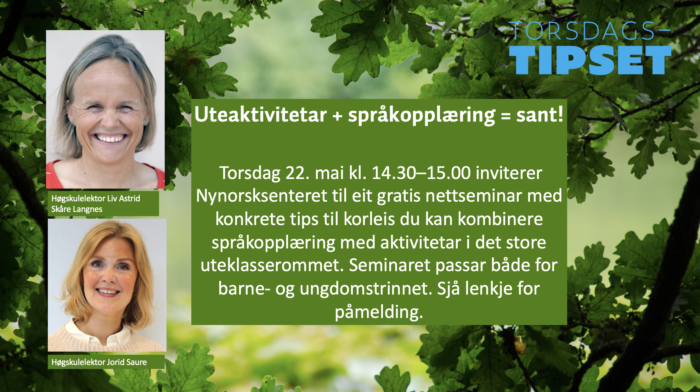 Torsdagstipset 22 mai